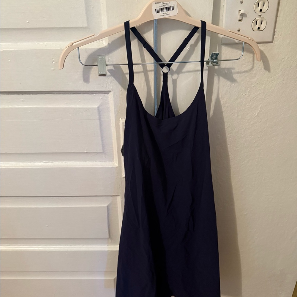 Outdoor Voices Dark Blue Strappy Top